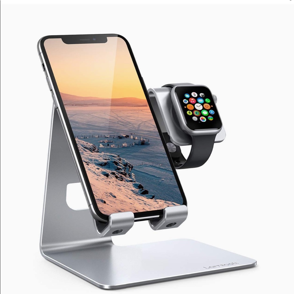 2 in 1 Stand for Apple Watch Phone Holder